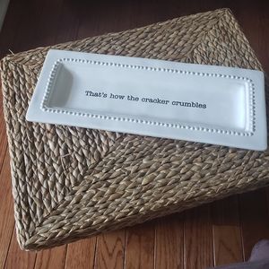 Mud Pie Cracker Plate